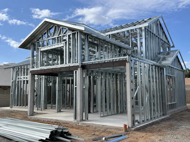 Imagem ilustrativa do artigo sobre Steel frame: quanto custa construir em 2026? Guia completo com estrutura, placas e comparativo com alvenaria