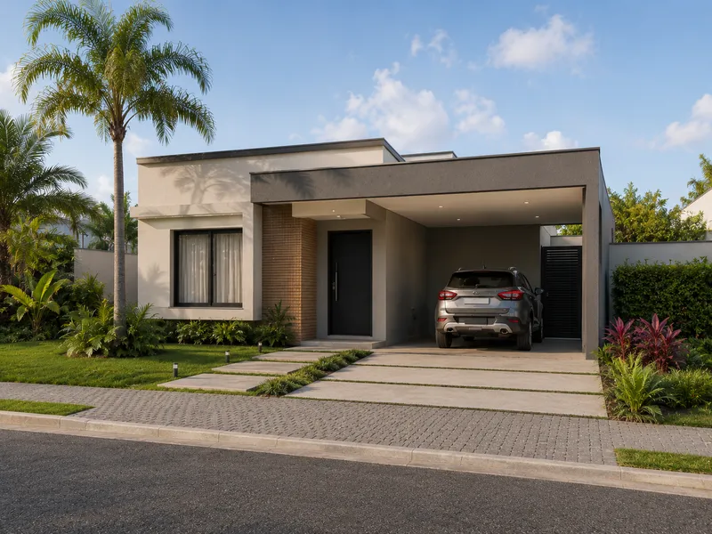 Casa de 70m² em condomínio moderno