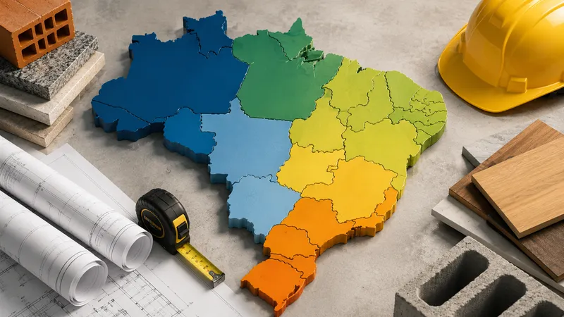 Imagem ilustrativa do preço do metro quadrado por estado